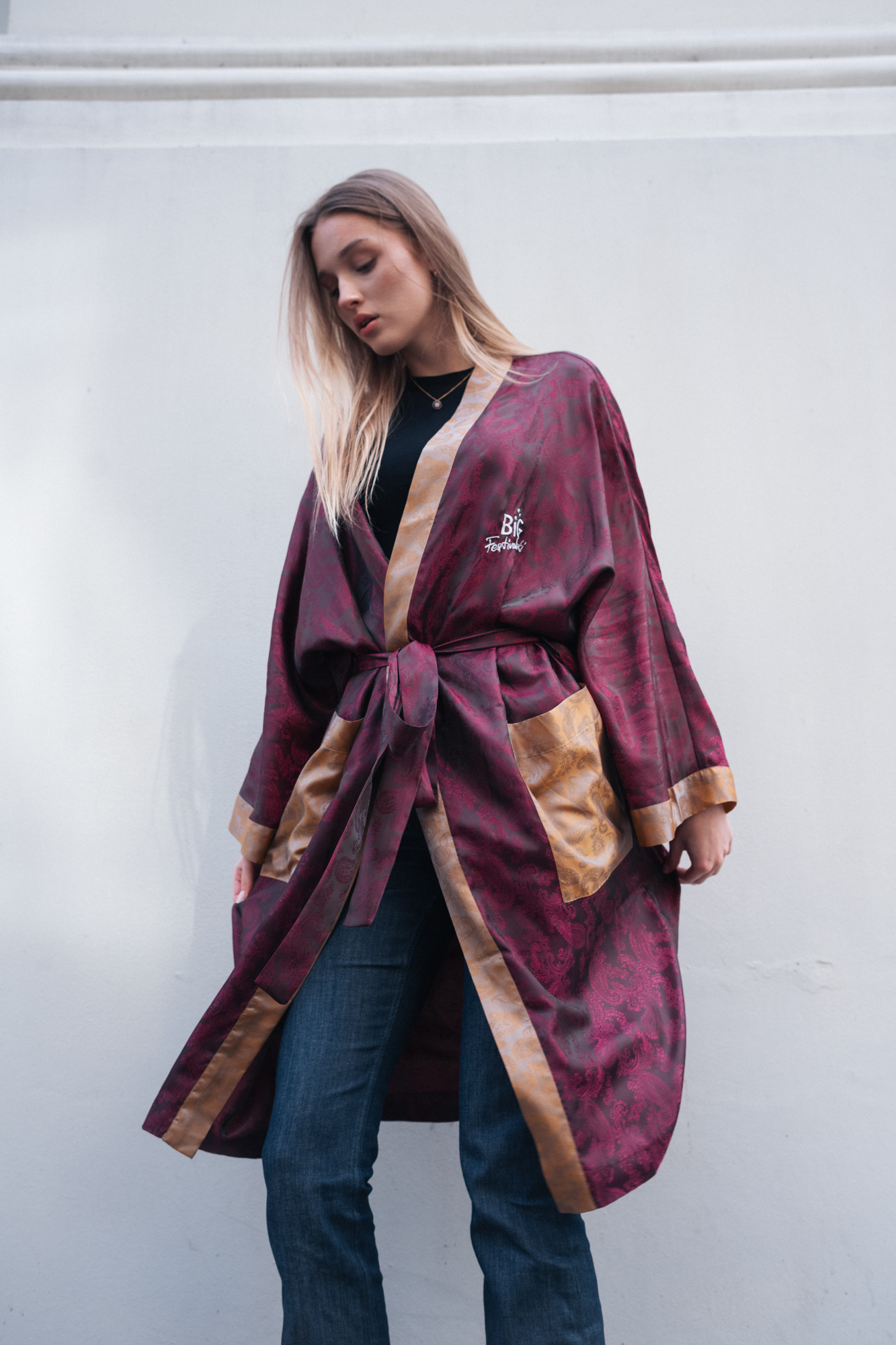 Szlafrok 2025 - Śliwkowy