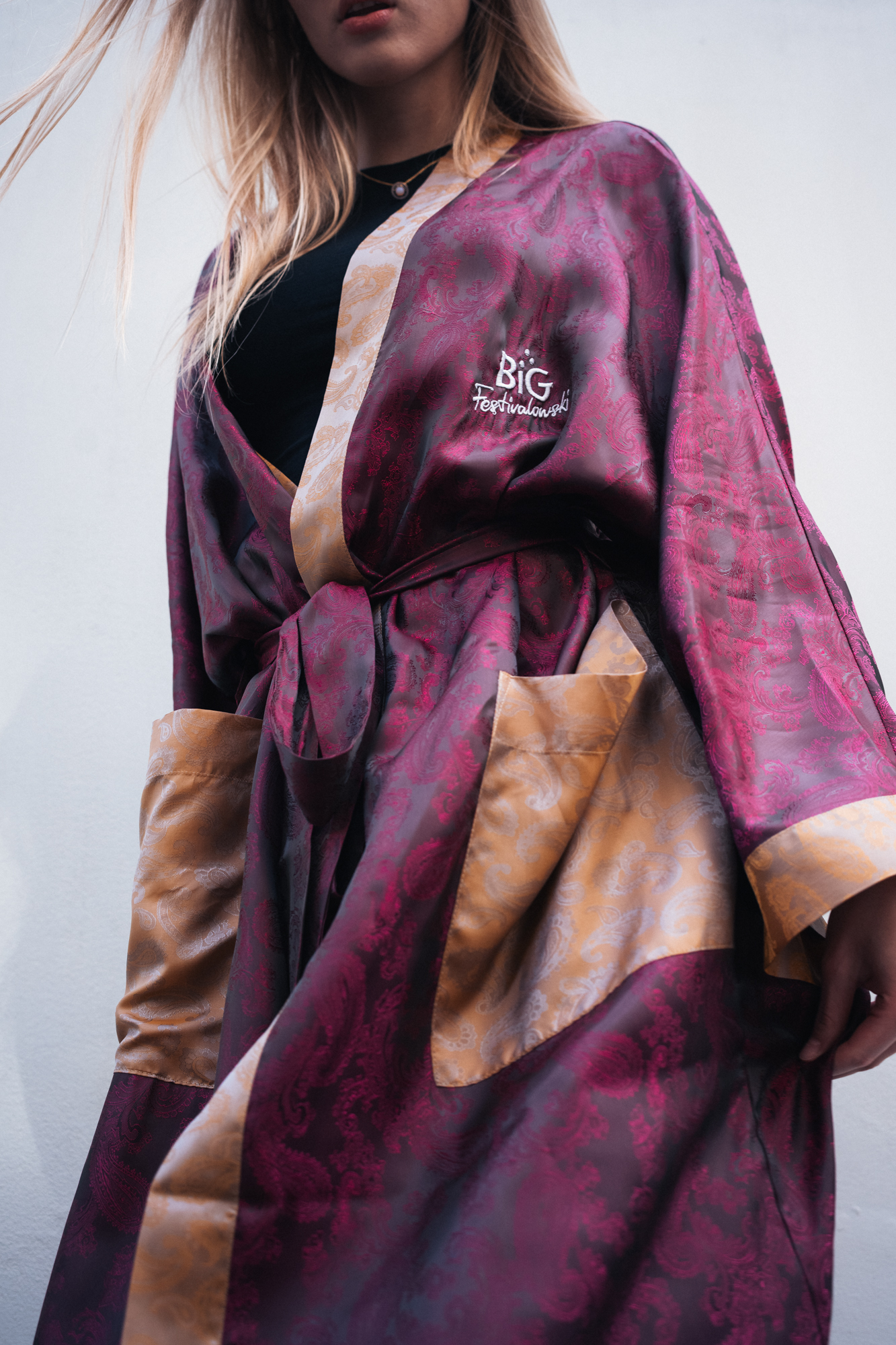 Szlafrok 2025 - Śliwkowy